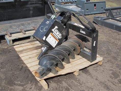 skid steer mounted post hole diggers|used skid steer post hole digger for sale.